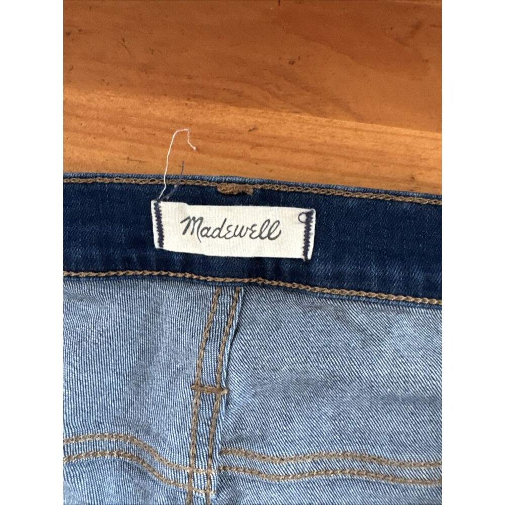 Madewell roadtripper medium was blue jeans size 33P petite - Picture 5 of 9